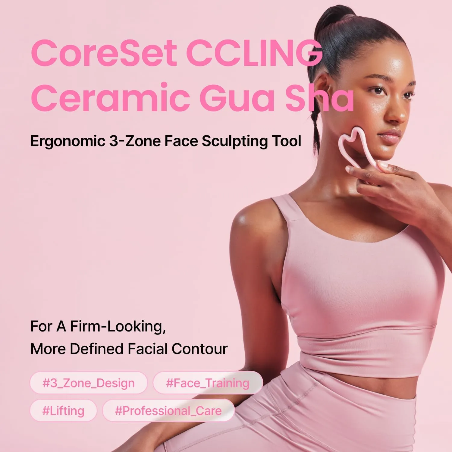 BEAUTY CoreSet Sculpt Ceramic Gua Sha Tool unboxing