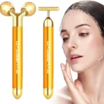 DANGSHAN 2-in-1 Electric Face Massager 24k