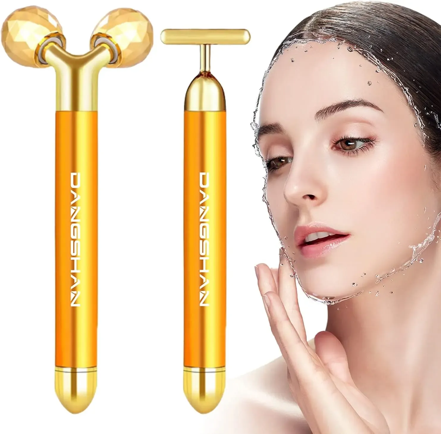 DANGSHAN 2-in-1 Electric Face Massager 24k review