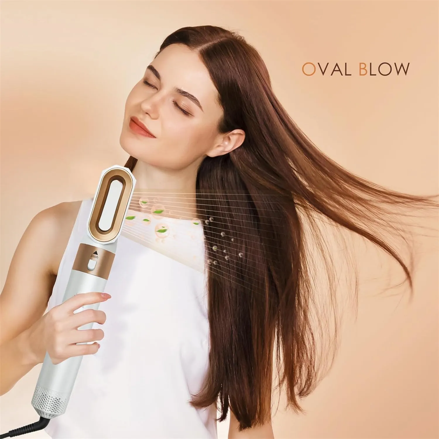 Hair Dryer Brush 5 in 1, Negative Ion Blow Dryer Brush Set detail