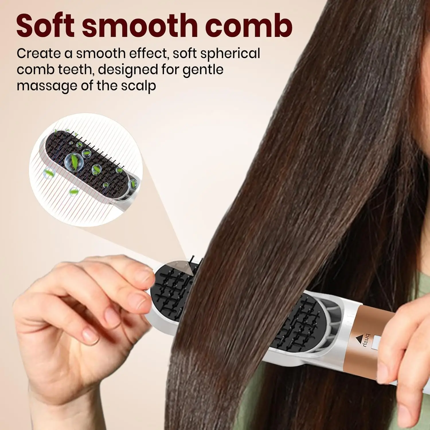 Hair Dryer Brush 5 in 1, Negative Ion Blow Dryer Brush Set features