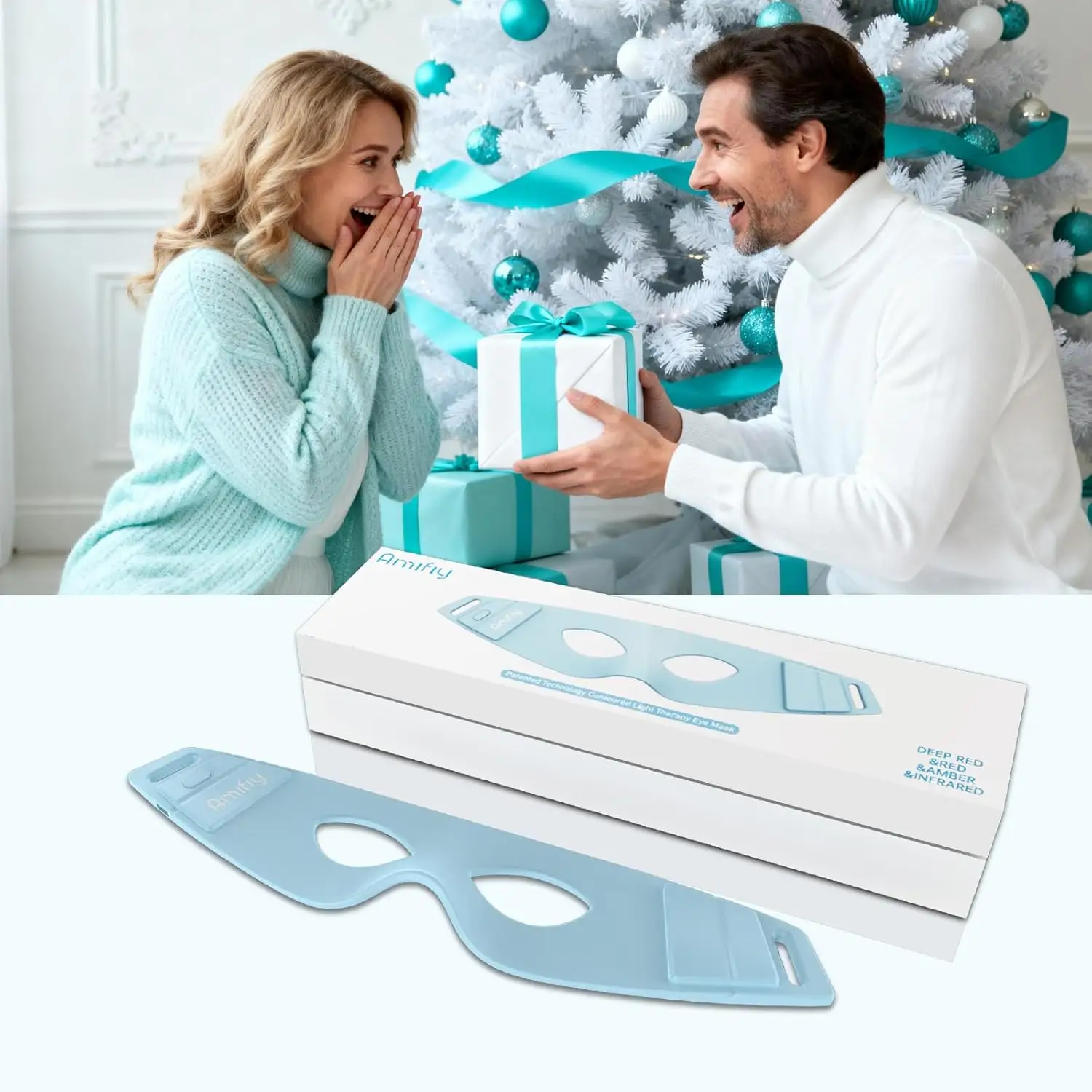 Red Light Therapy for Eyes, 3 Minutes NIR Red Light Eye Mask detail