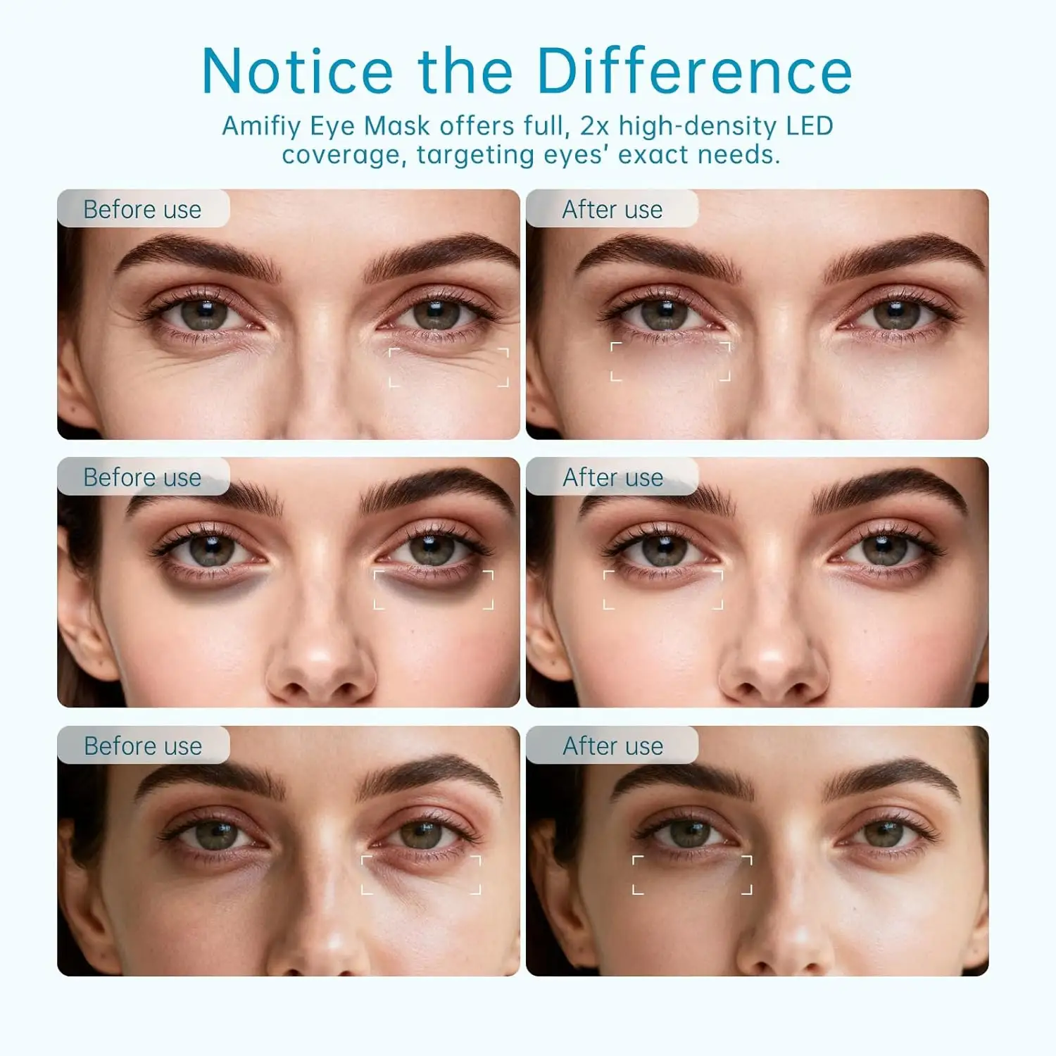 Red Light Therapy for Eyes, 3 Minutes NIR Red Light Eye Mask results