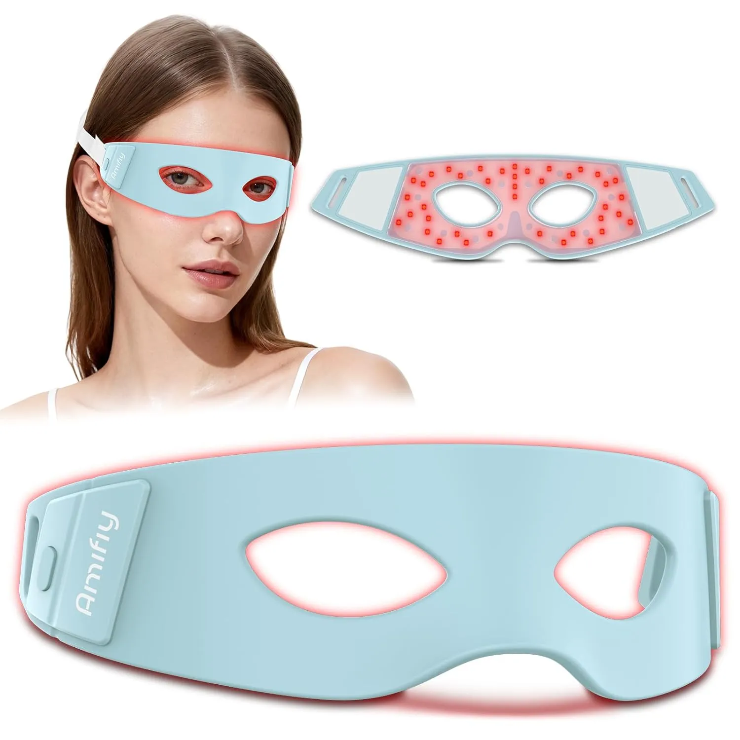Red Light Therapy for Eyes, 3 Minutes NIR Red Light Eye Mask review