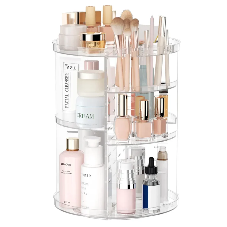 Rotating Makeup Organizer, DIY 8 Adjustable Layers review