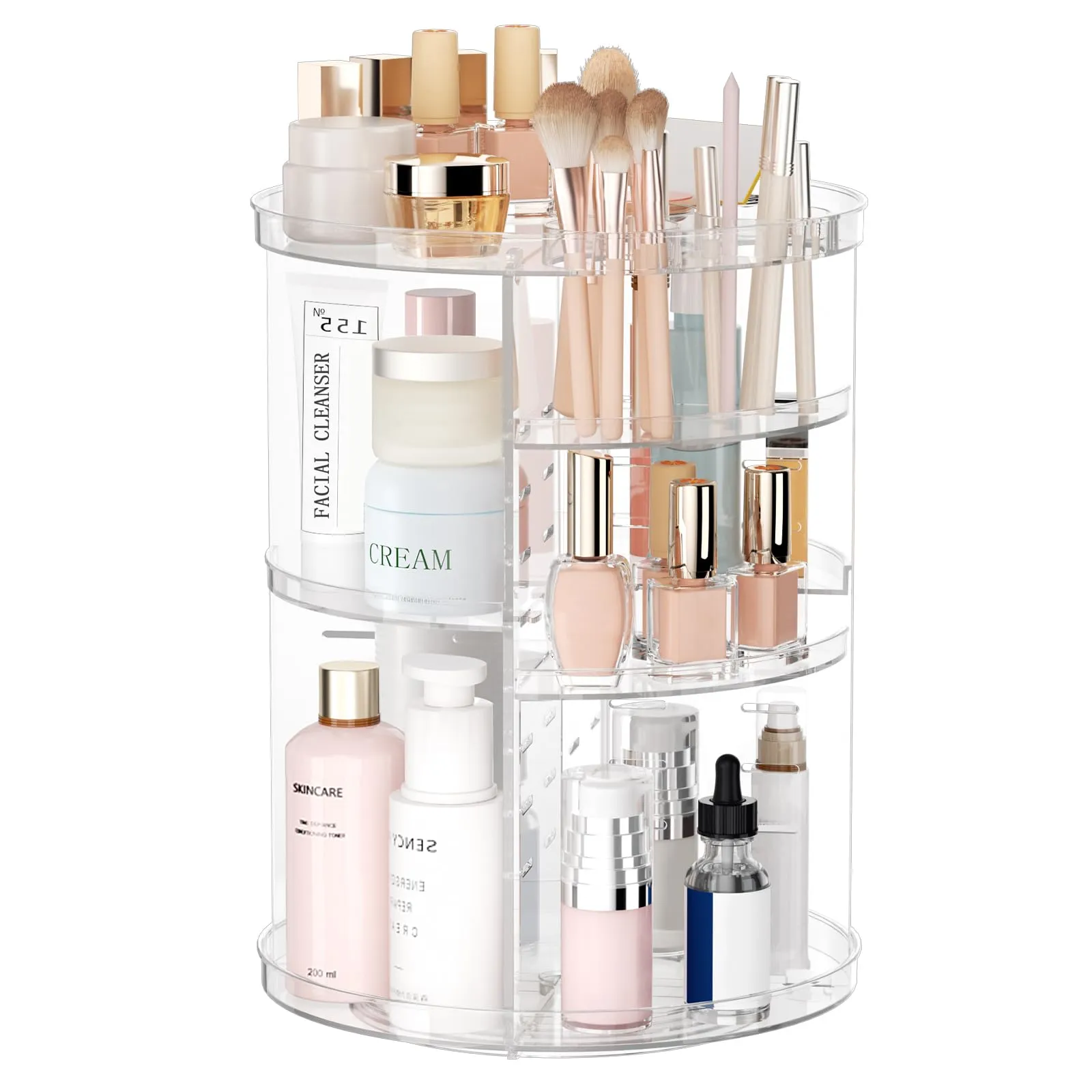 Rotating Makeup Organizer, DIY 8 Adjustable Layers review