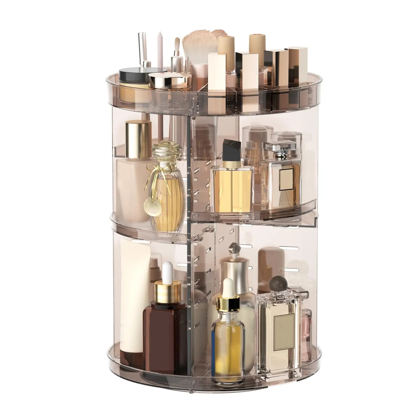 Rotating Makeup Organizer, DIY 8 Adjustable Layers unboxing