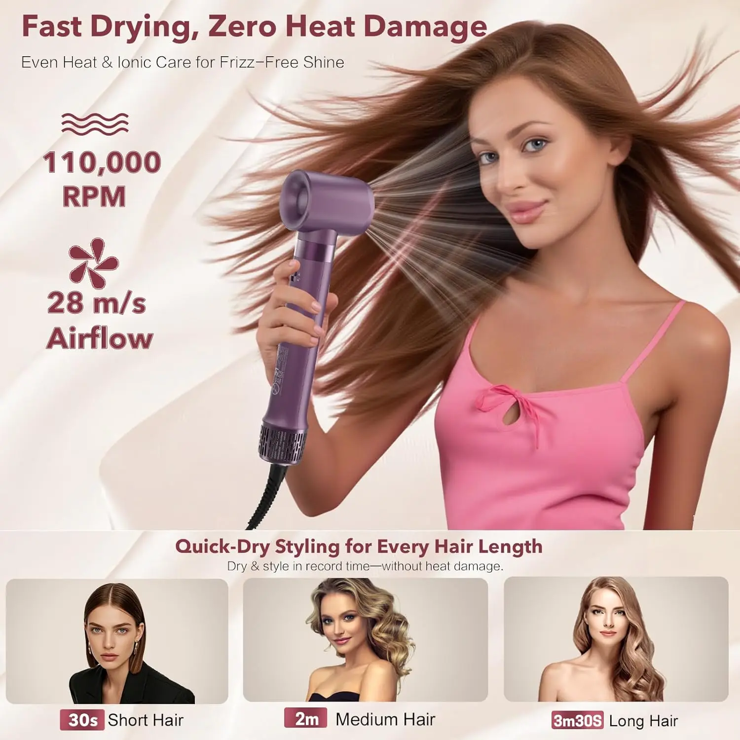 StyleVibe 8-in-1 Air Styler, Hair Dryer showcase
