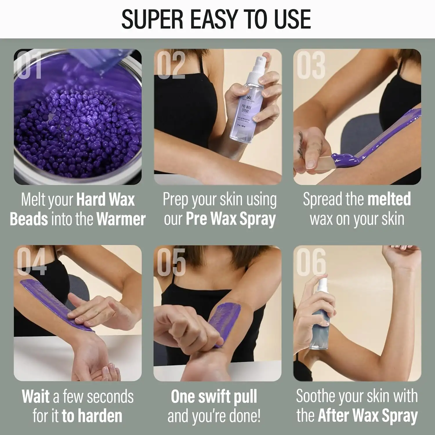 Tress Wellness Award Winning Waxing Kit features
