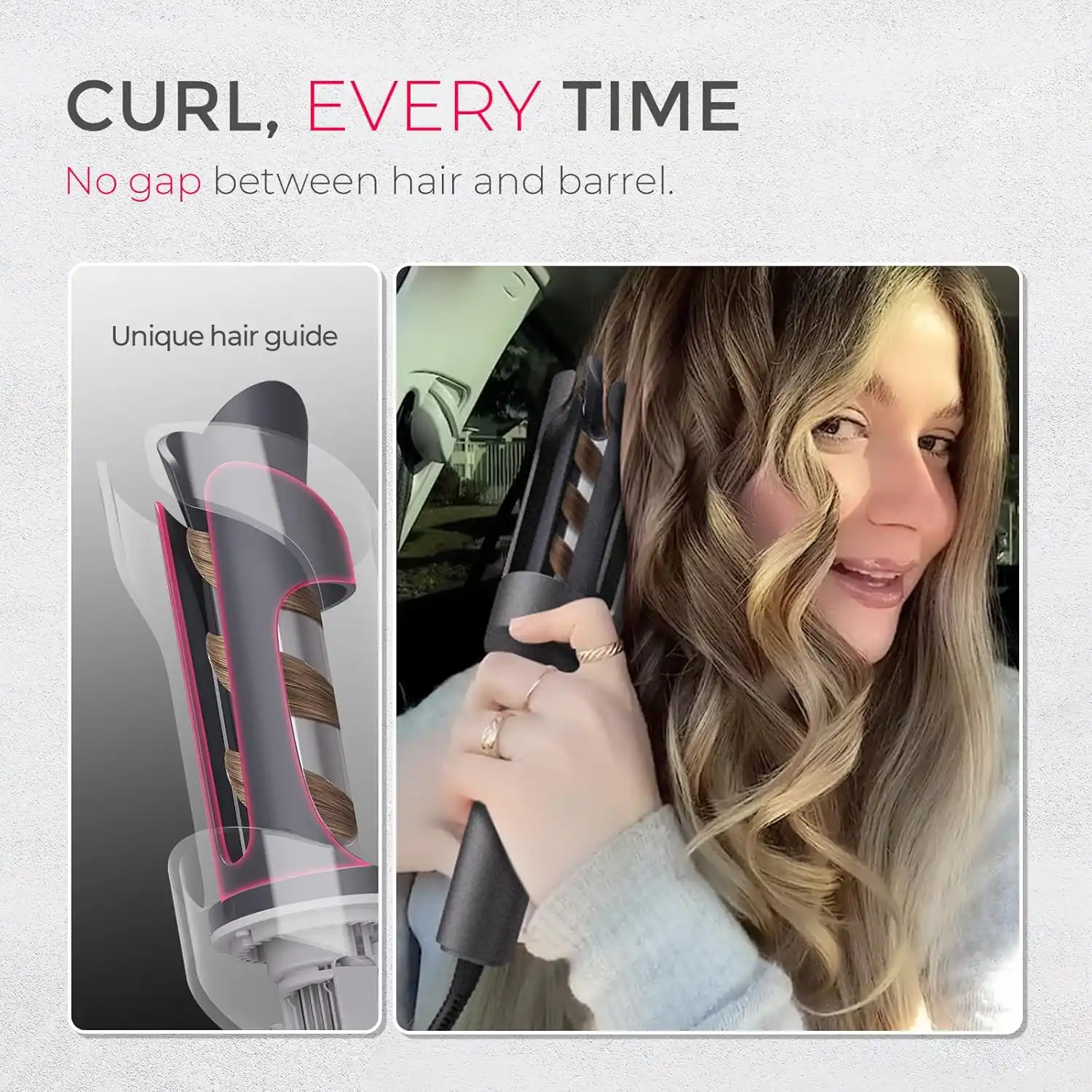 TYMO Automatic Rotating Curling Iron detail