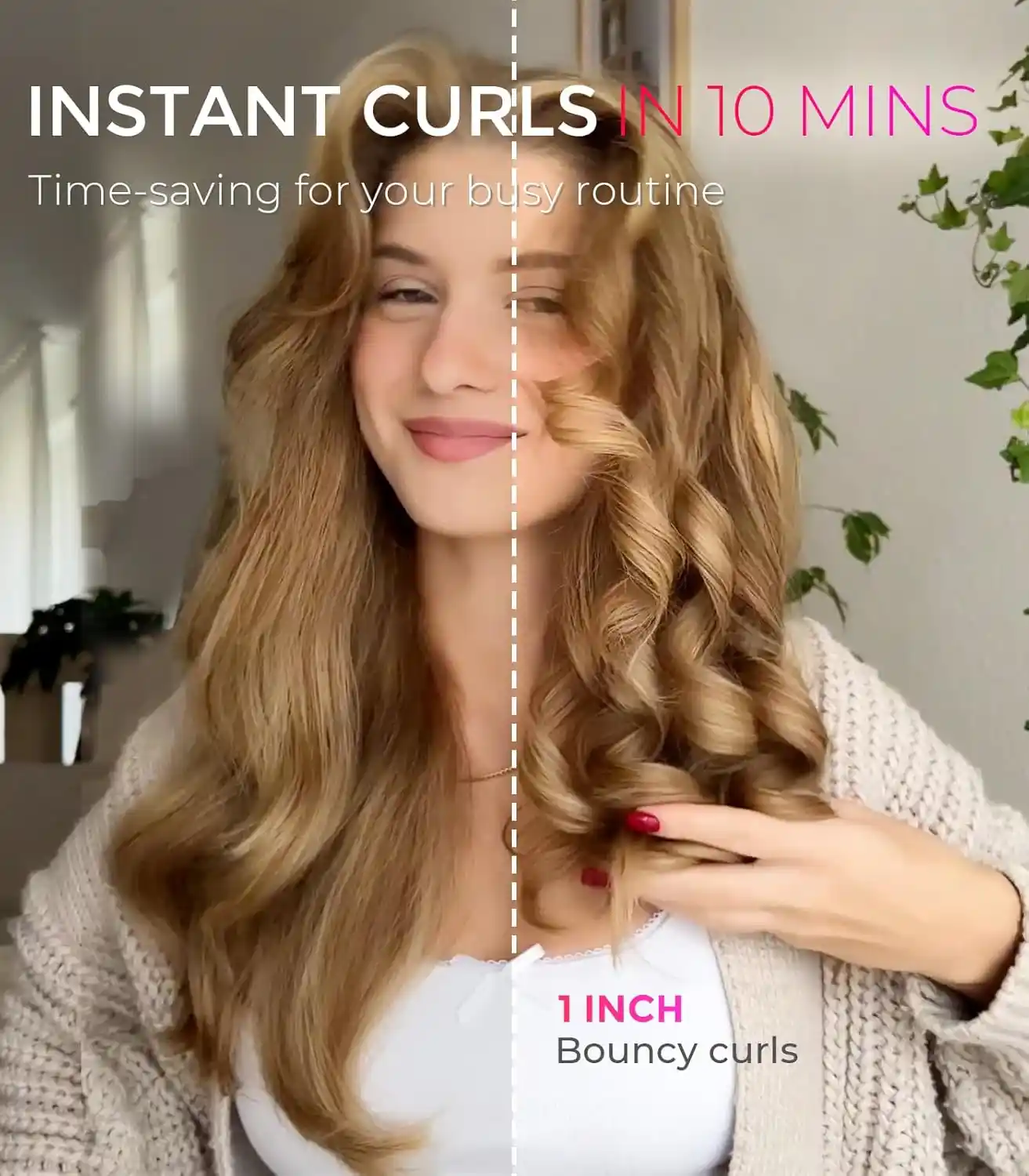 TYMO Automatic Rotating Curling Iron features