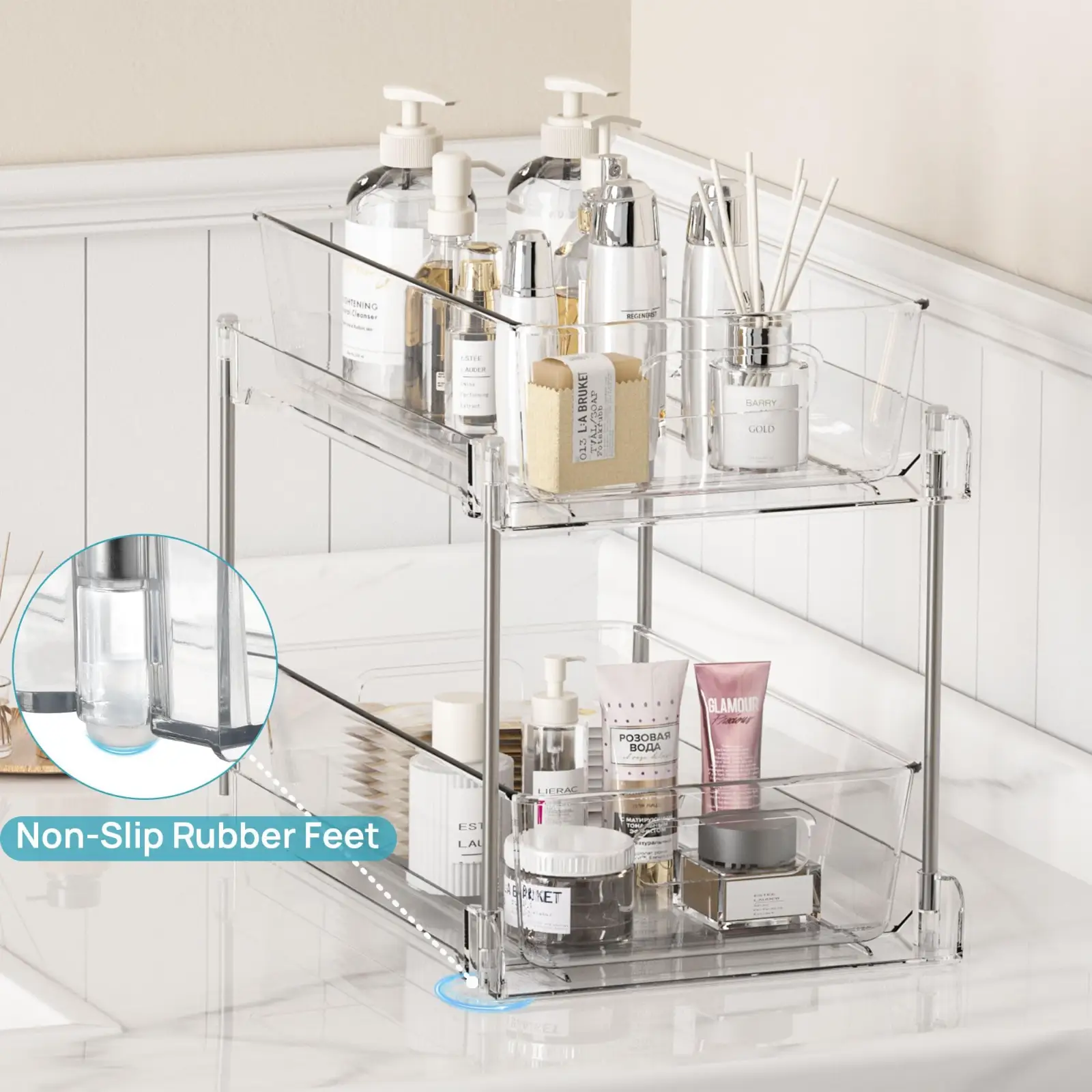 Vtopmart 4 Pack Bathroom Organizer results