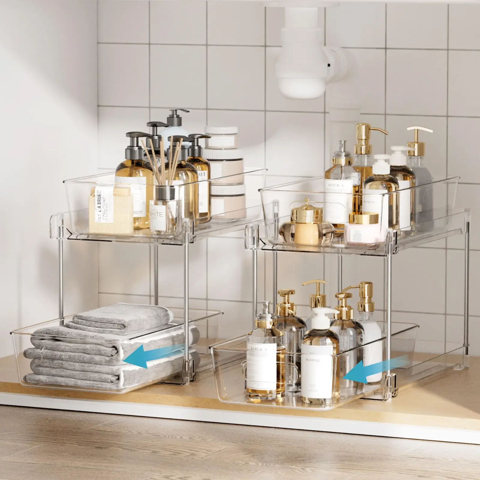 Vtopmart 4 Pack Bathroom Organizer review