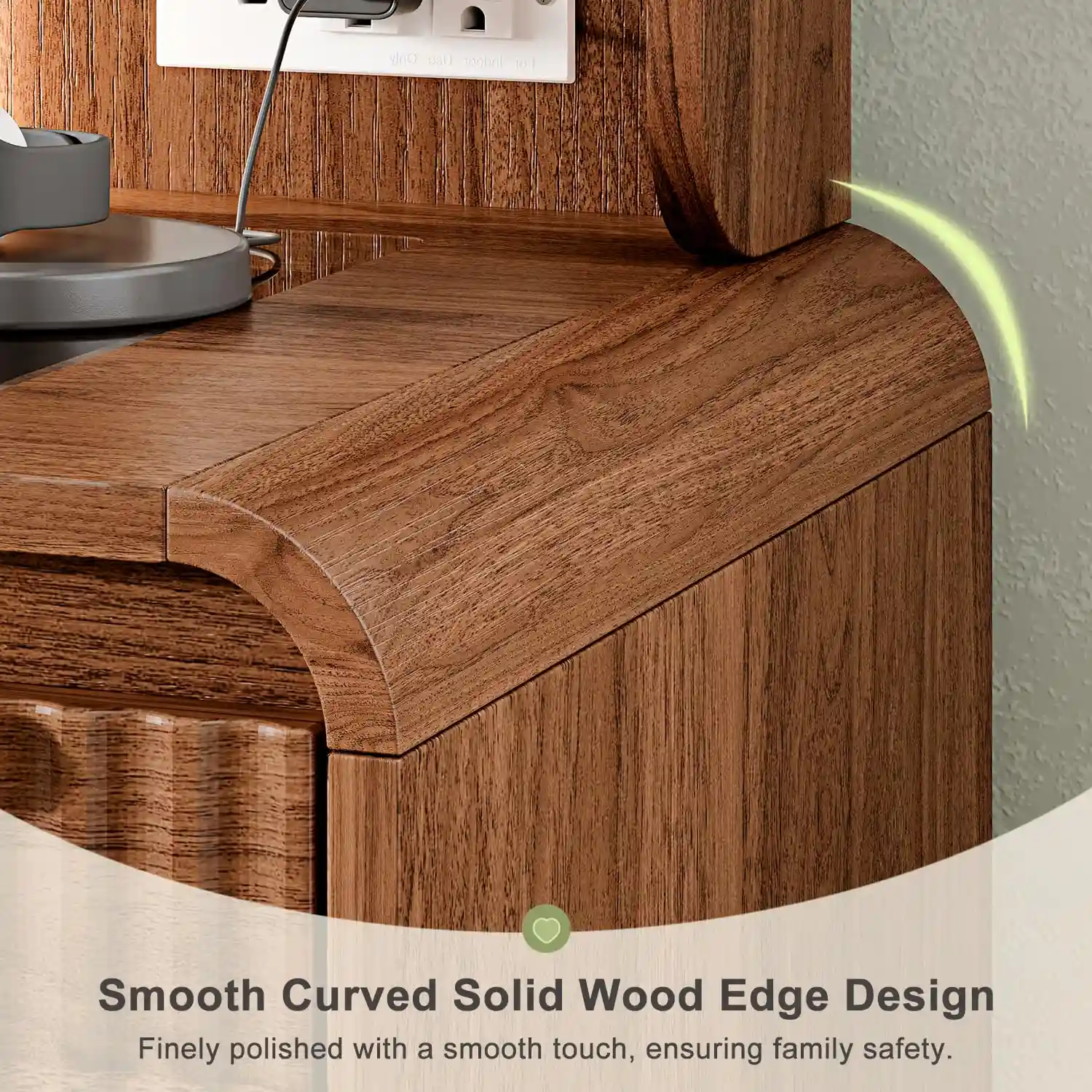 43″ Makeup Vanity Desk with Mirror and Lights&Power Outl texture