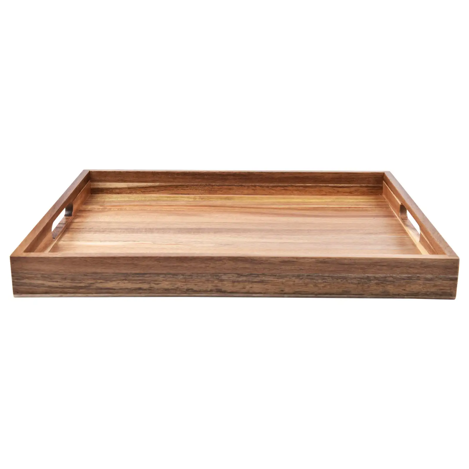Acacia Wood Serving Tray with Handles (17 Inches) results