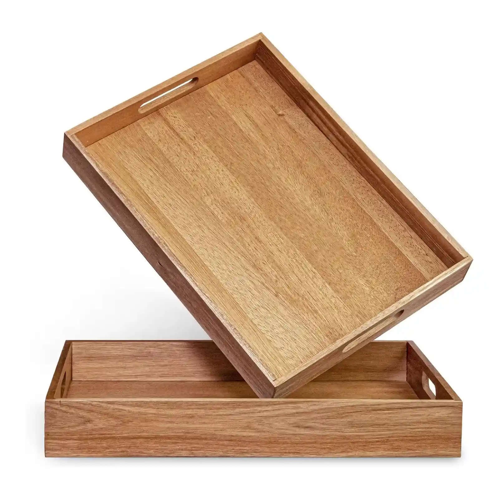 Acacia Wood Serving Tray with Handles (17 Inches) review