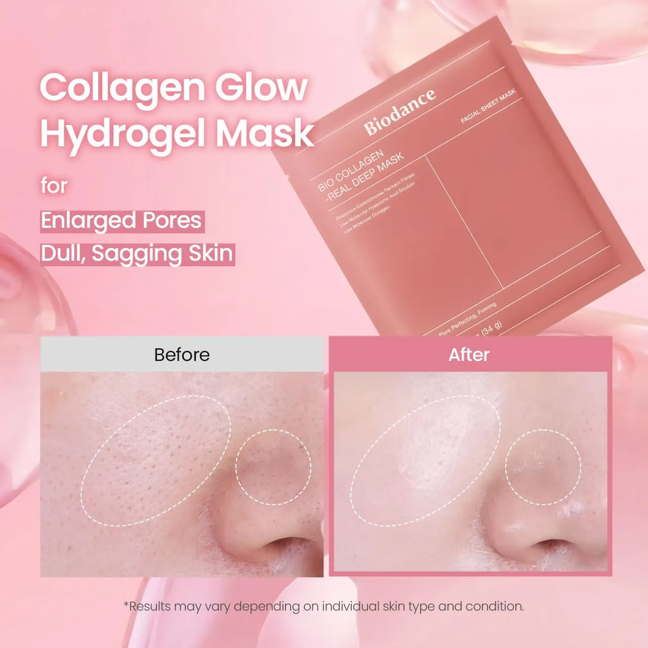 BIODANCE Bio-Collagen Real Deep Mask, Hydrating Overnight Hydrogel showcase