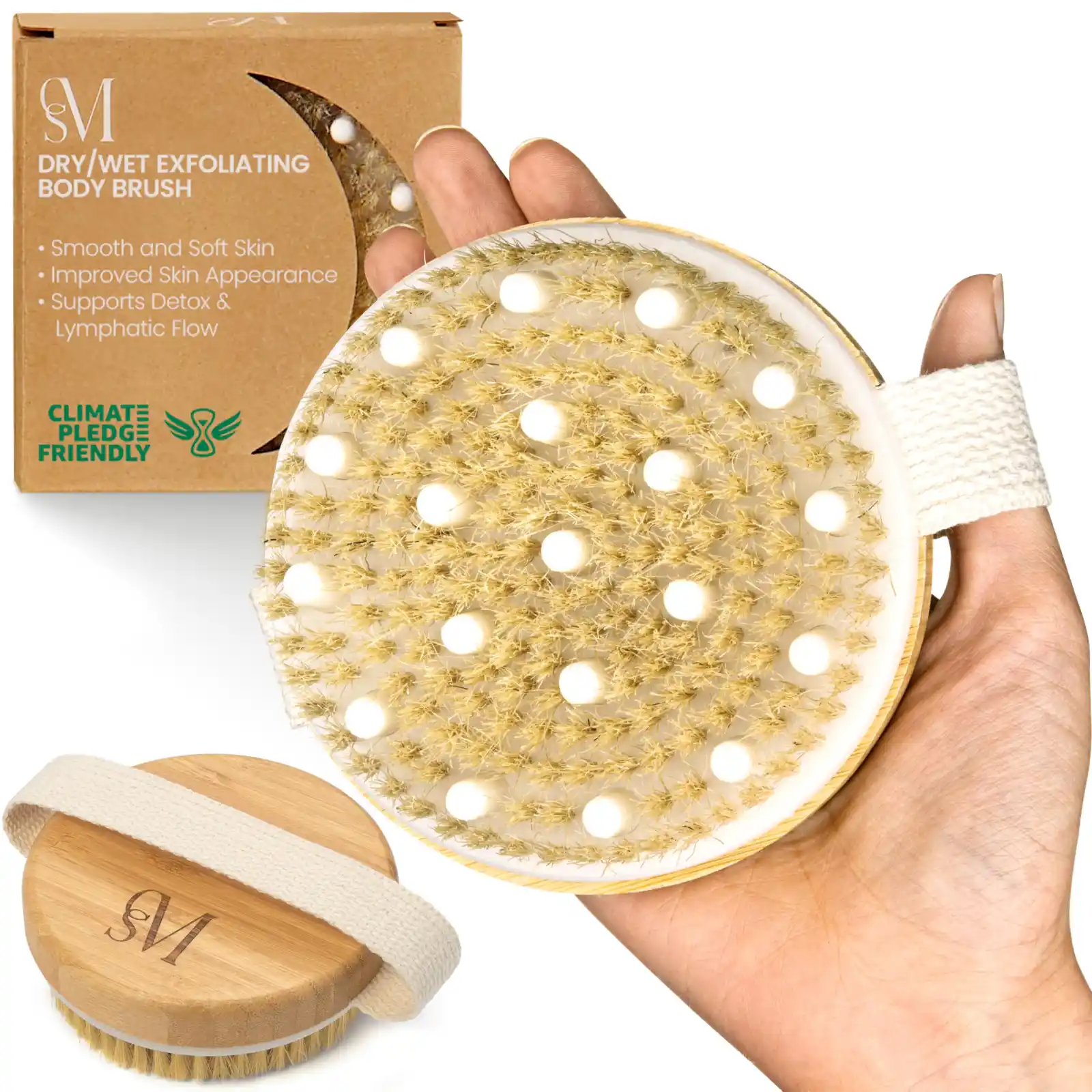 CSM Dry Brushing Body Brush for Lymphatic Drainage detail