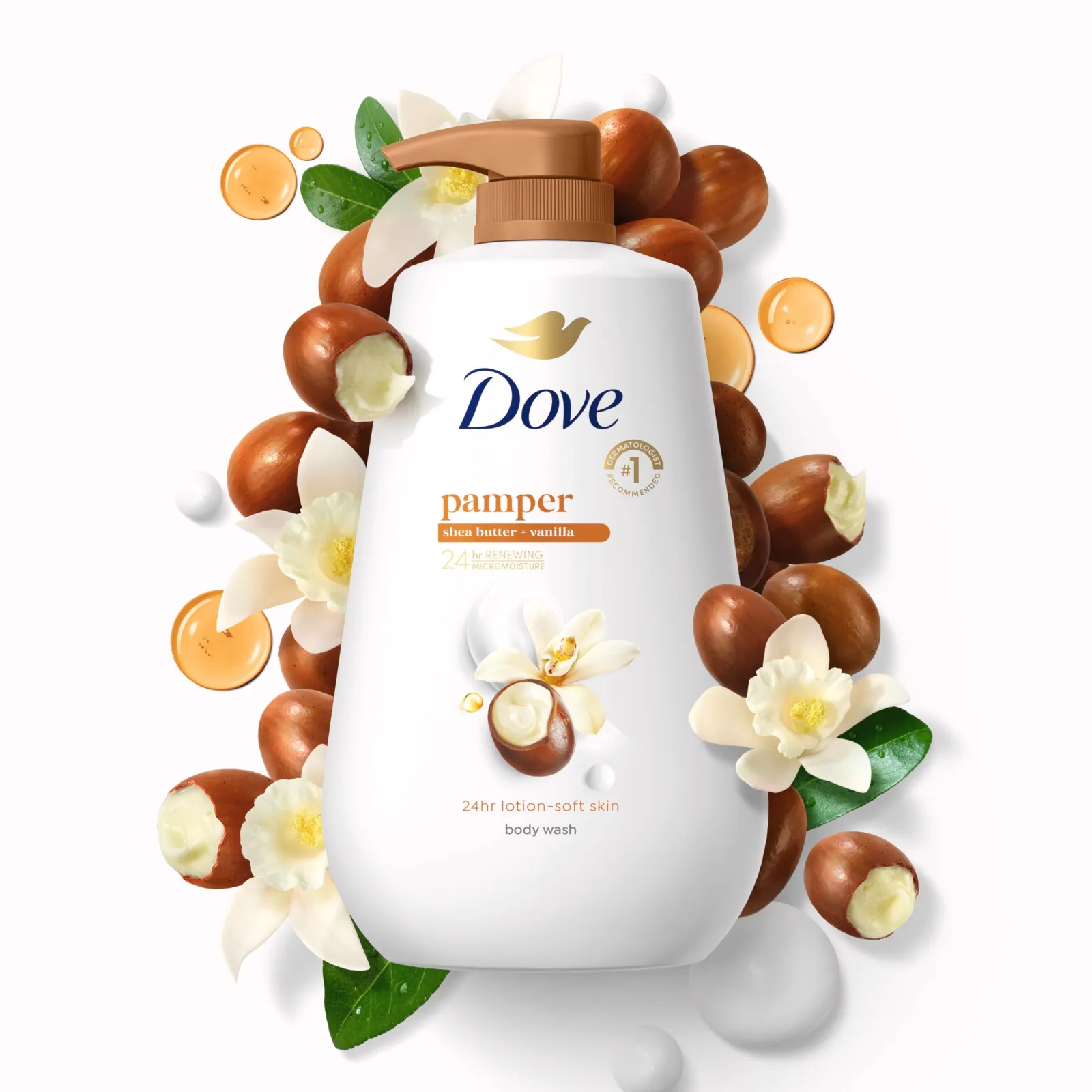 Dove Body Wash with Pump Pamper Shea Butter review
