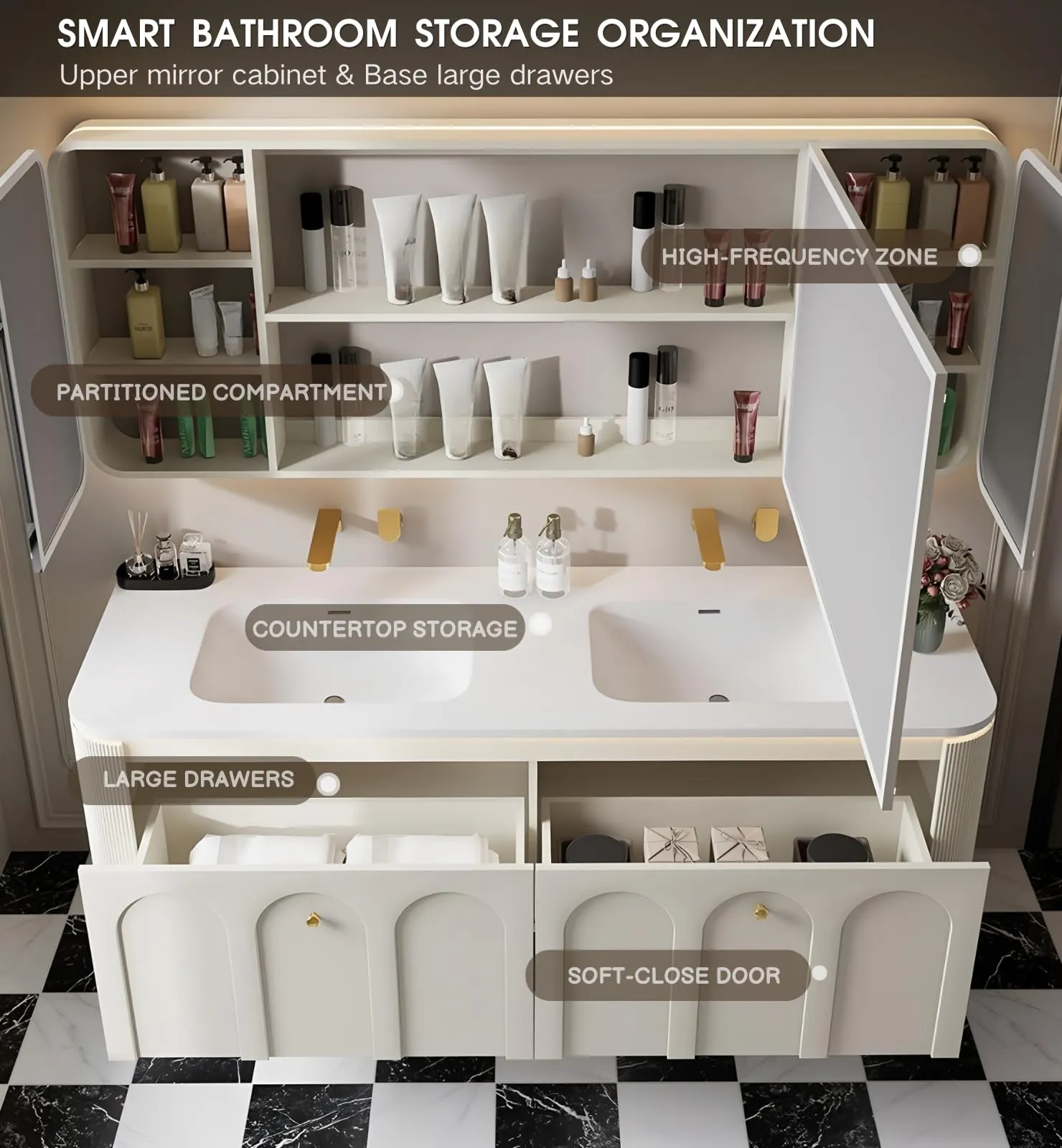 Floating Bathroom Vanity with Double Sink results