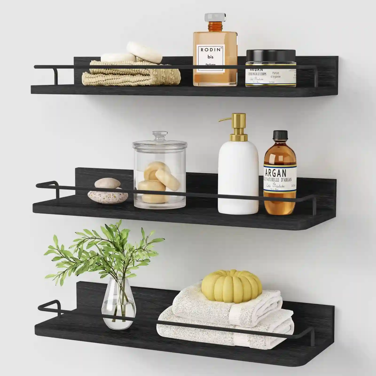 Forbena Gold Floating Shelves for Wall Decor Set of 3 results