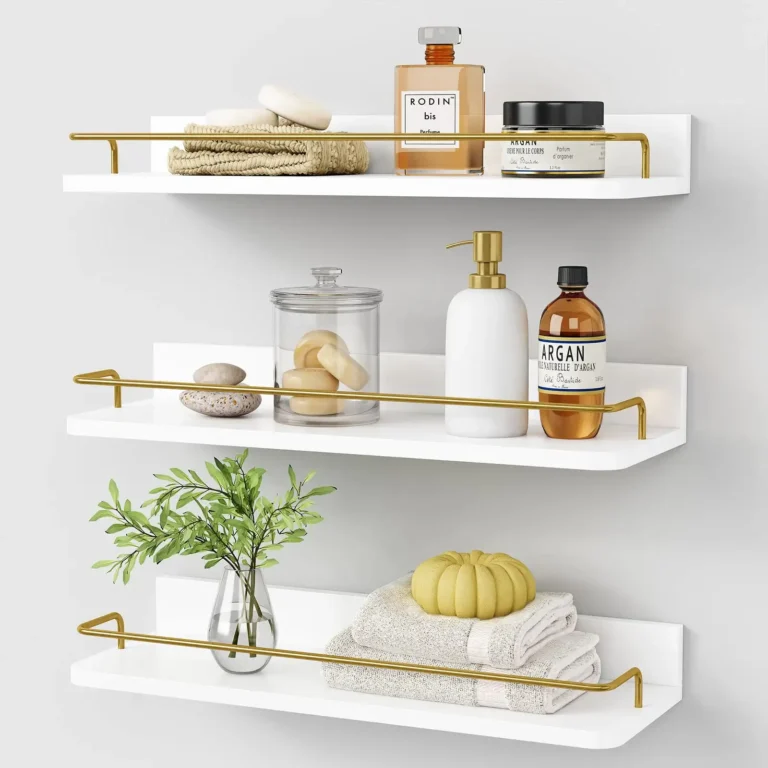 Forbena Gold Floating Shelves for Wall Decor Set of 3 review