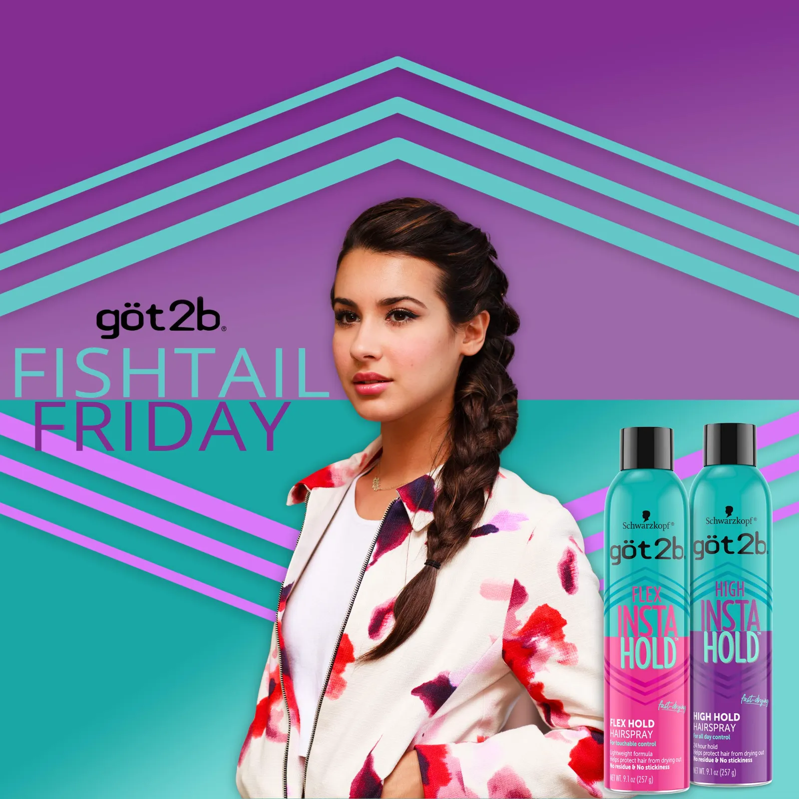 Got2b High Insta Hold Hair Spray features
