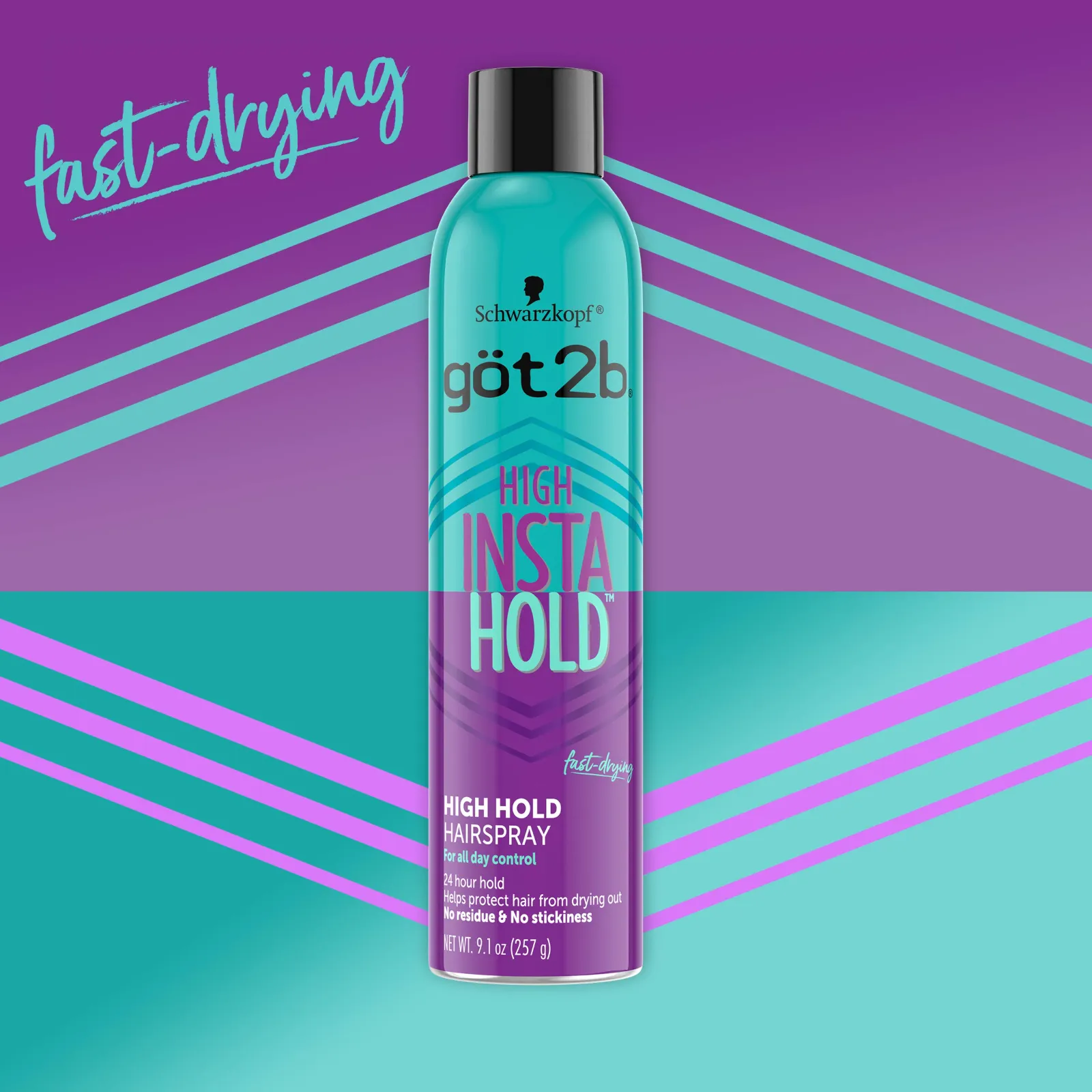 Got2b High Insta Hold Hair Spray showcase