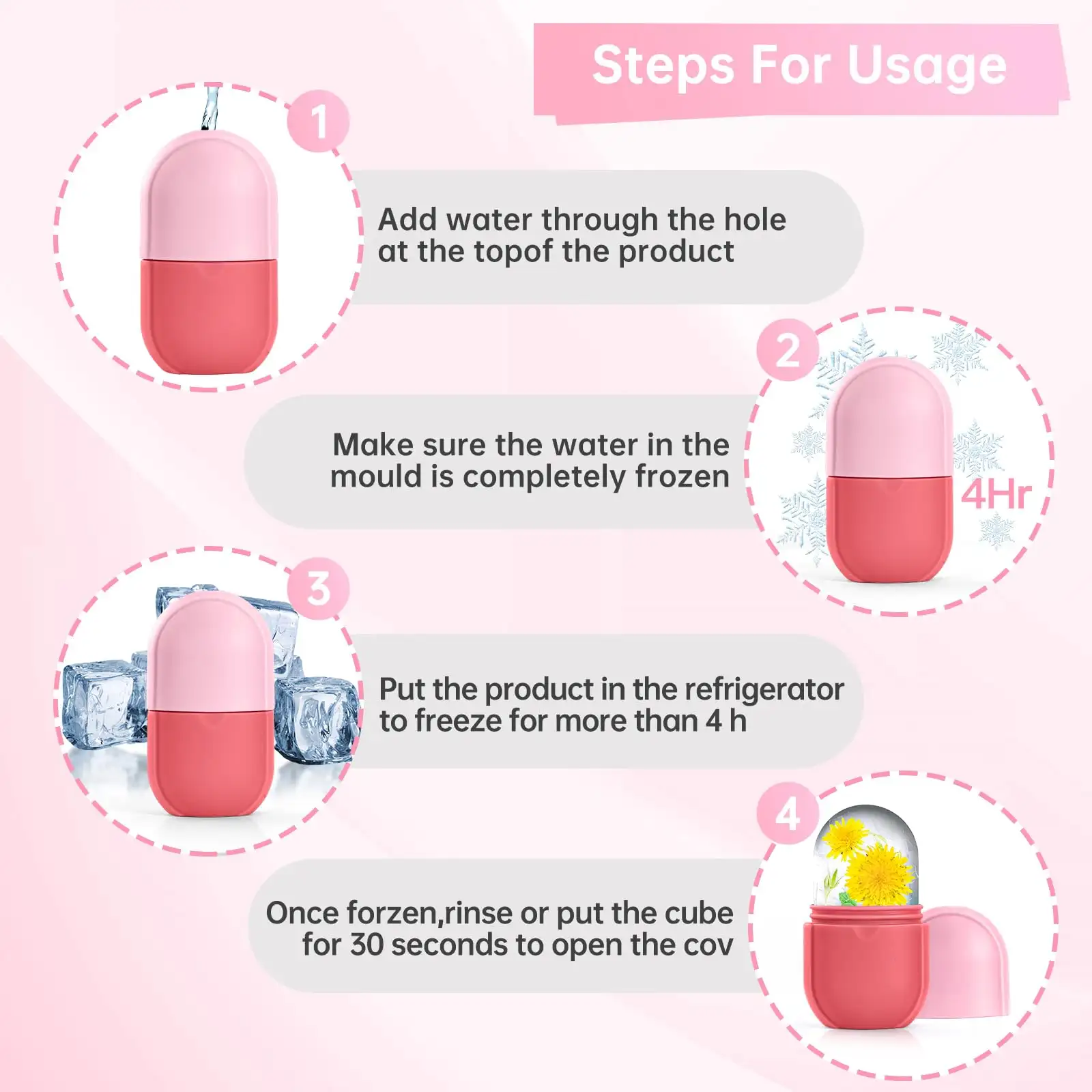 Ice Roller for Face and Eye features