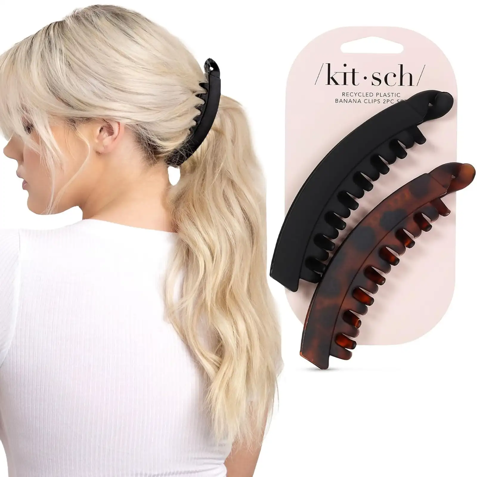 Kitsch Banana Clips For Women – Retro 80s Style review