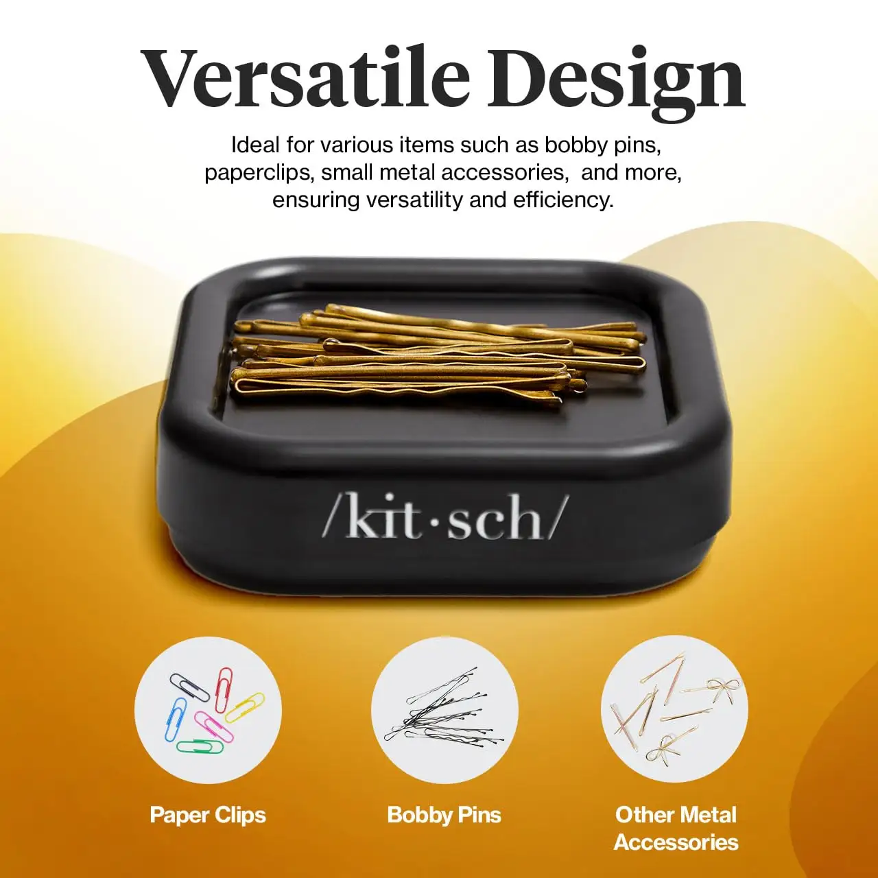 Kitsch Magnetic Bobby Pin Holder features