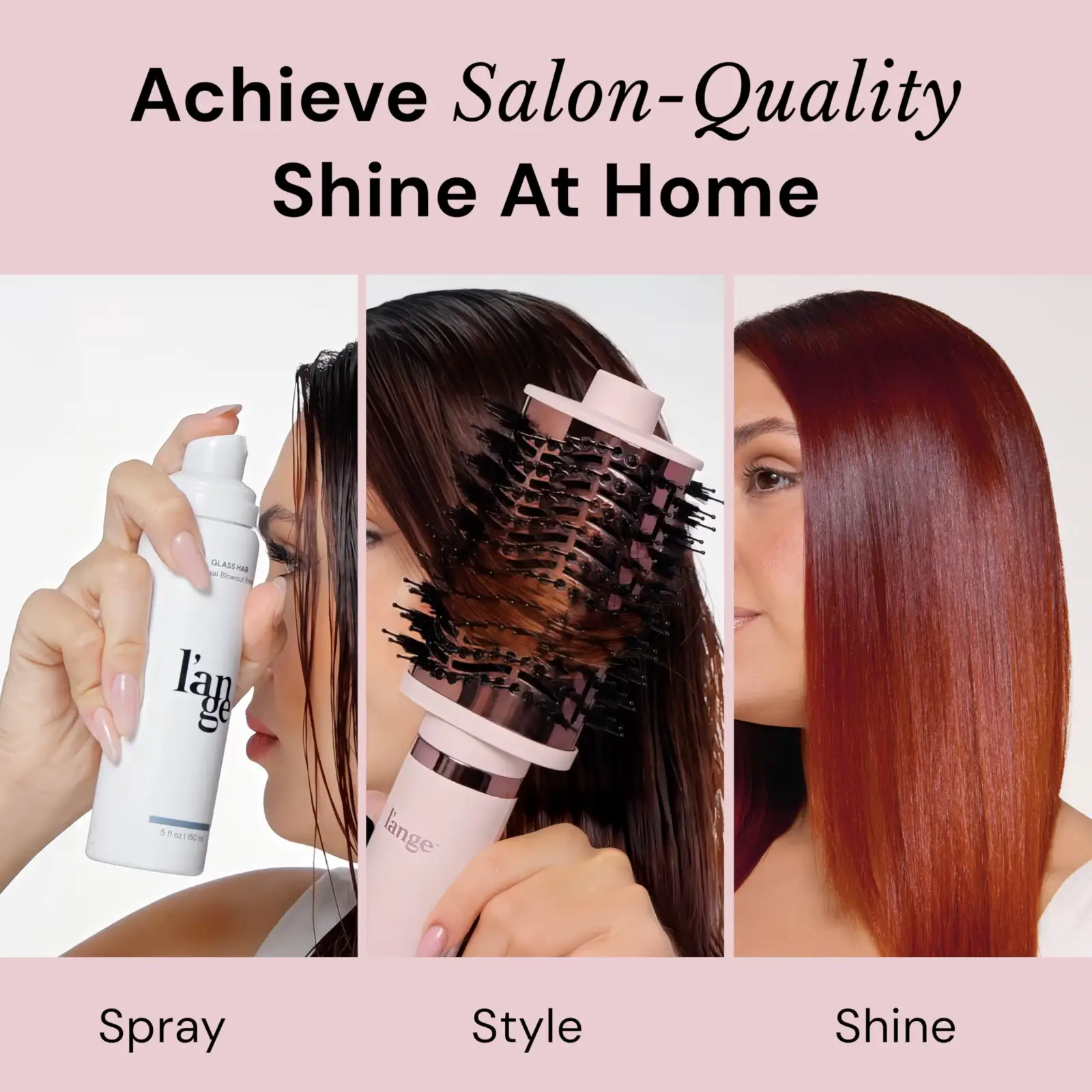 L’ANGE HAIR Glass Hair Heat Protectant Spray showcase