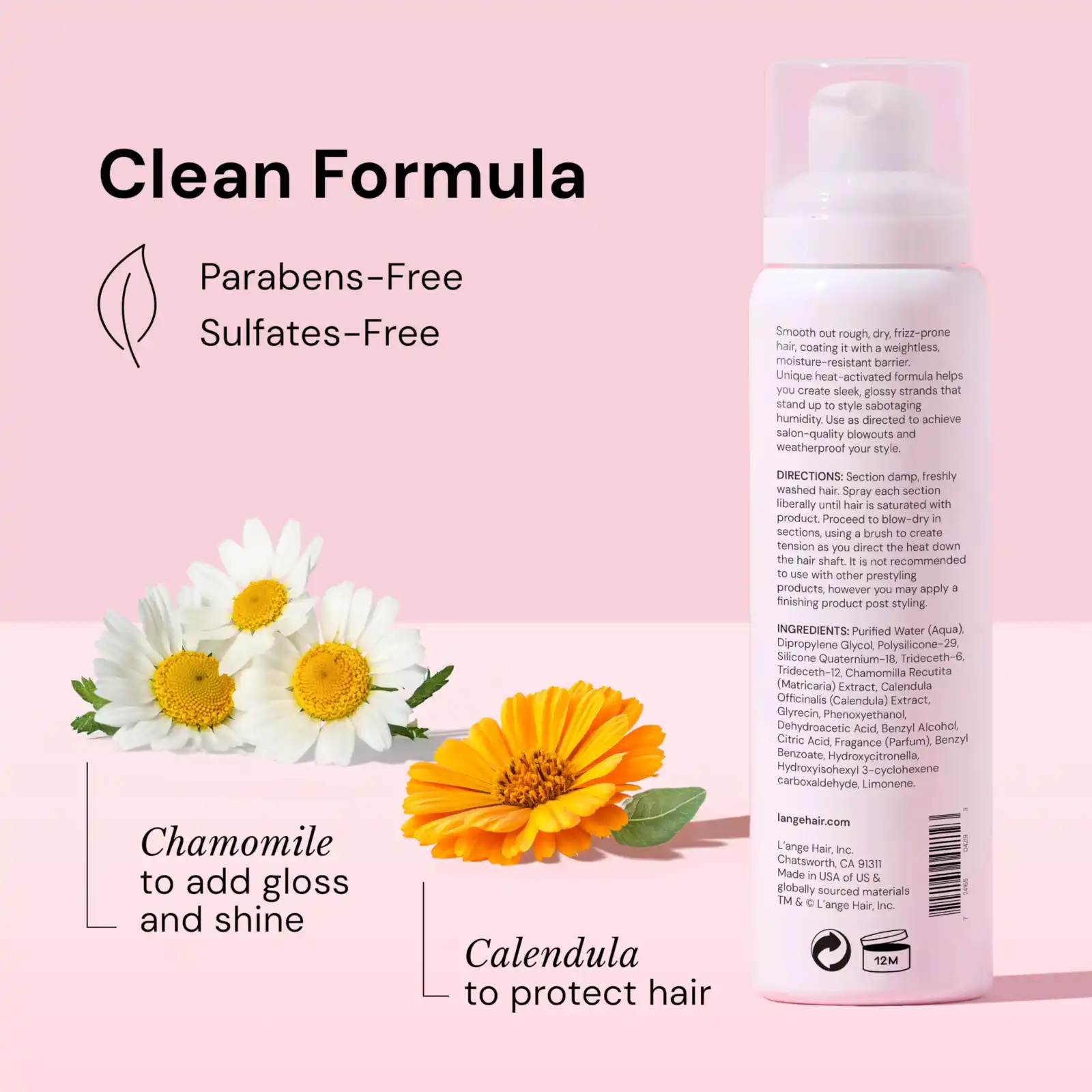 L’ANGE HAIR Glass Hair Heat Protectant Spray unboxing