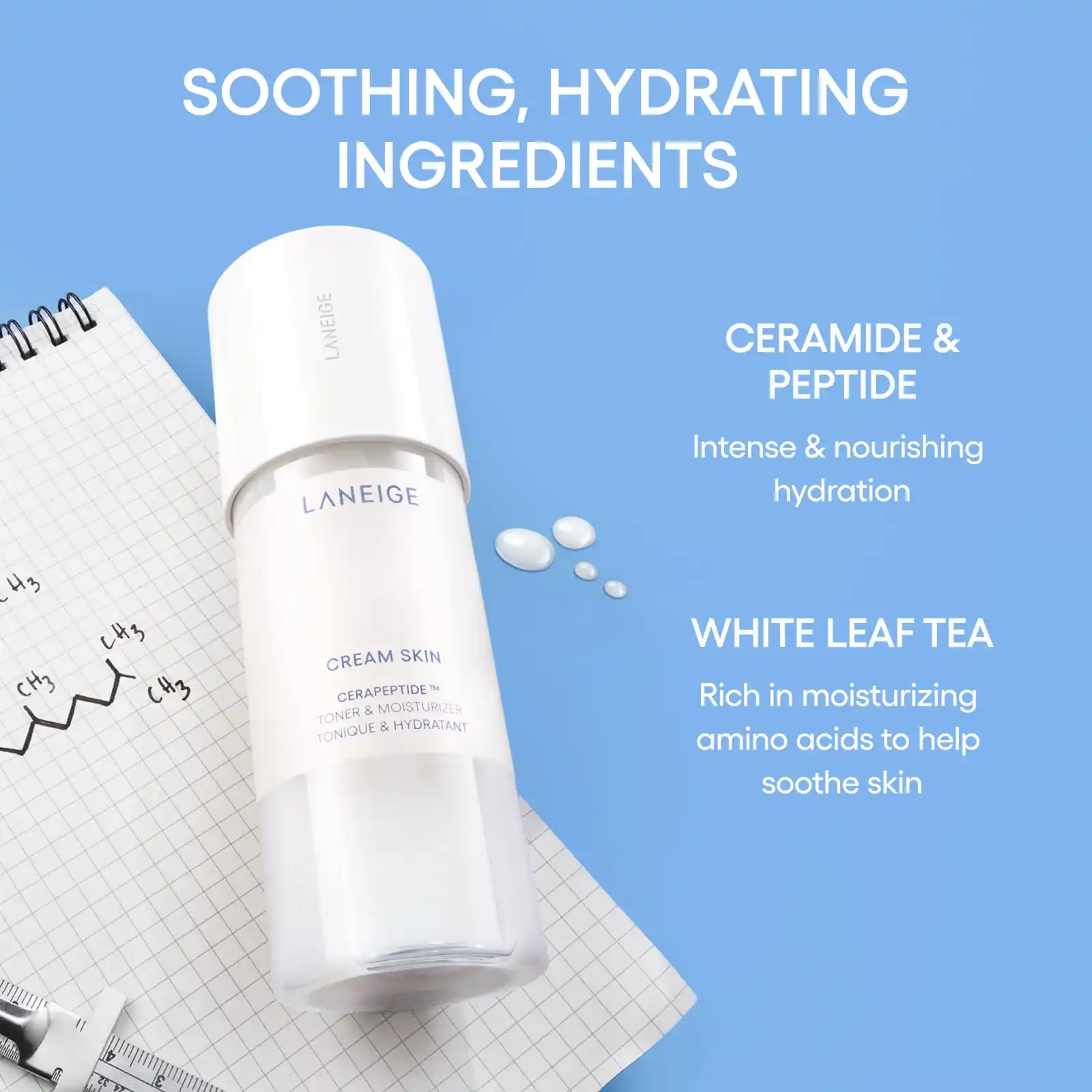 LANEIGE Cream Skin Toner & Moisturizer results