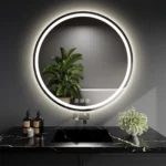 LED Bathroom Mirror 28 Inch Round Mirror with Lights