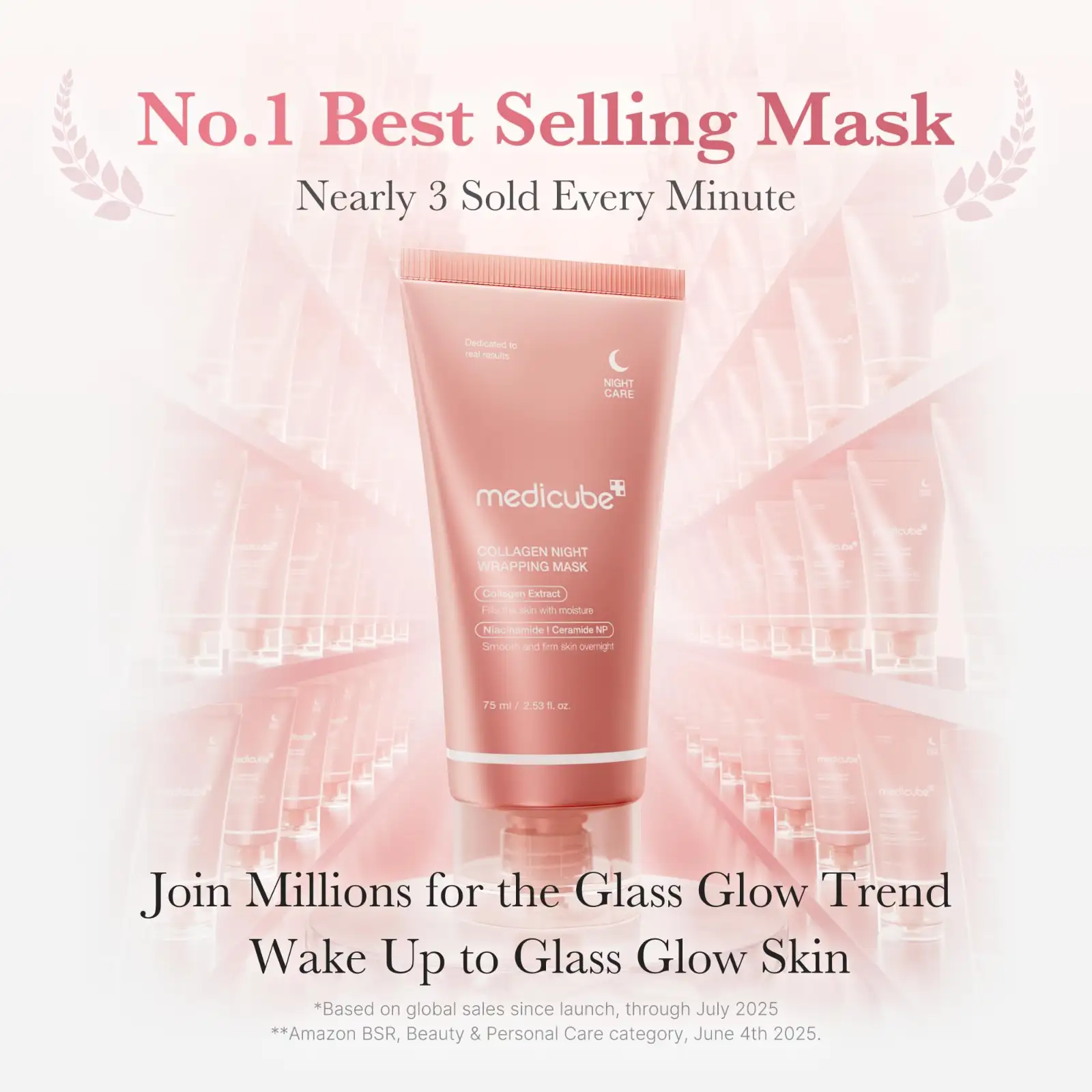 Medicube Wrapping Mask Collagen Overnight Peel Off Facial Mask detail