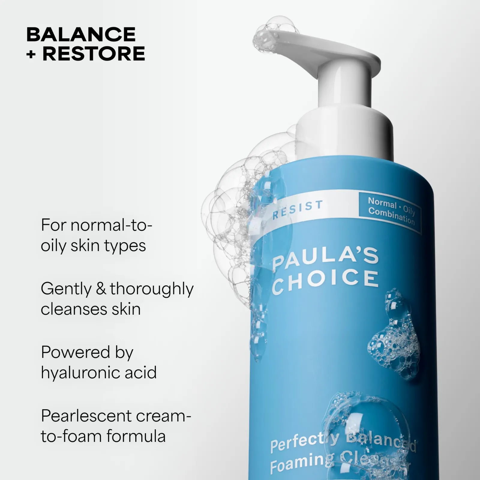 Paula’s Choice RESIST Balanced Foaming Facial Cleanser detail