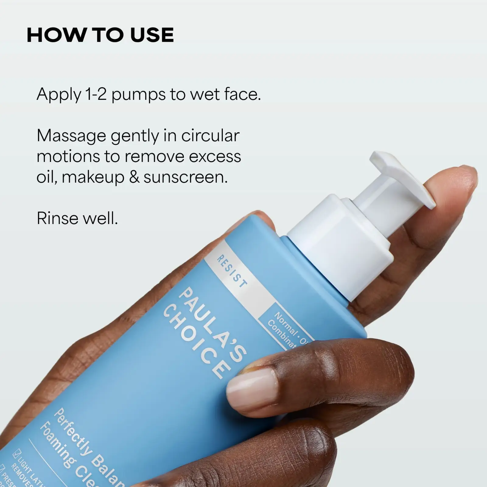 Paula’s Choice RESIST Balanced Foaming Facial Cleanser features