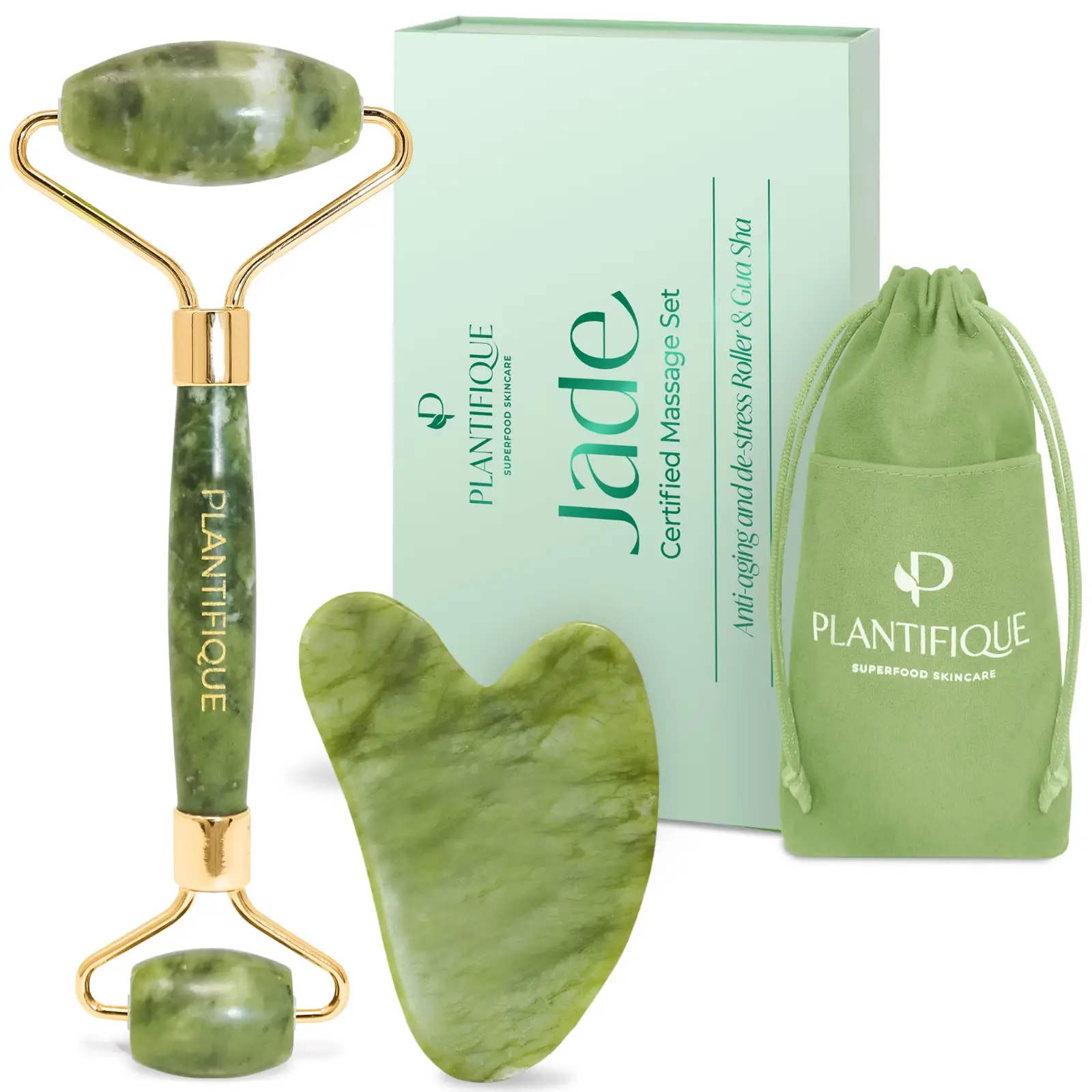 PLANTIFIQUE Jade Roller & Gua Sha Set review