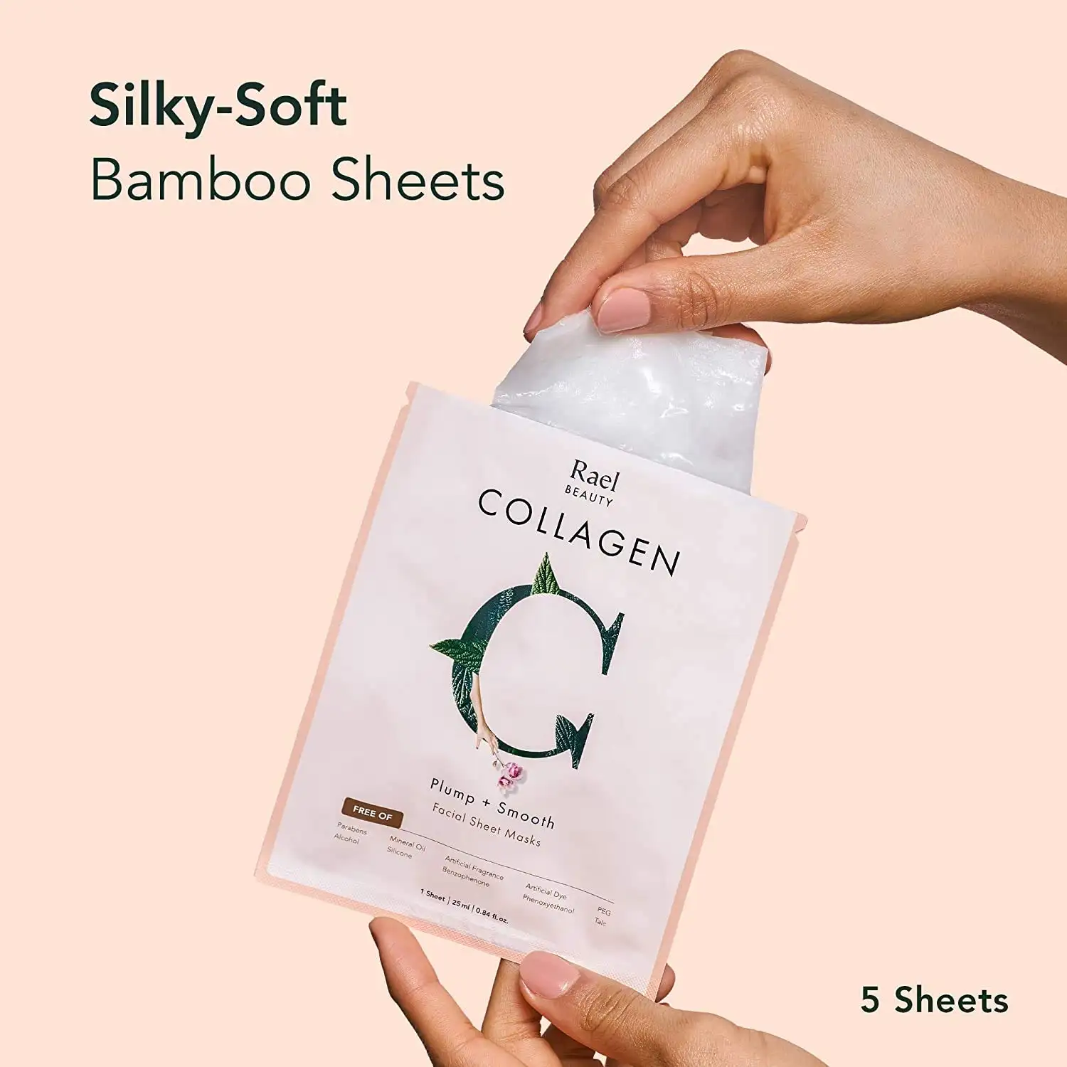 Rael Face Mask Skin Care, Collagen Face Masks detail