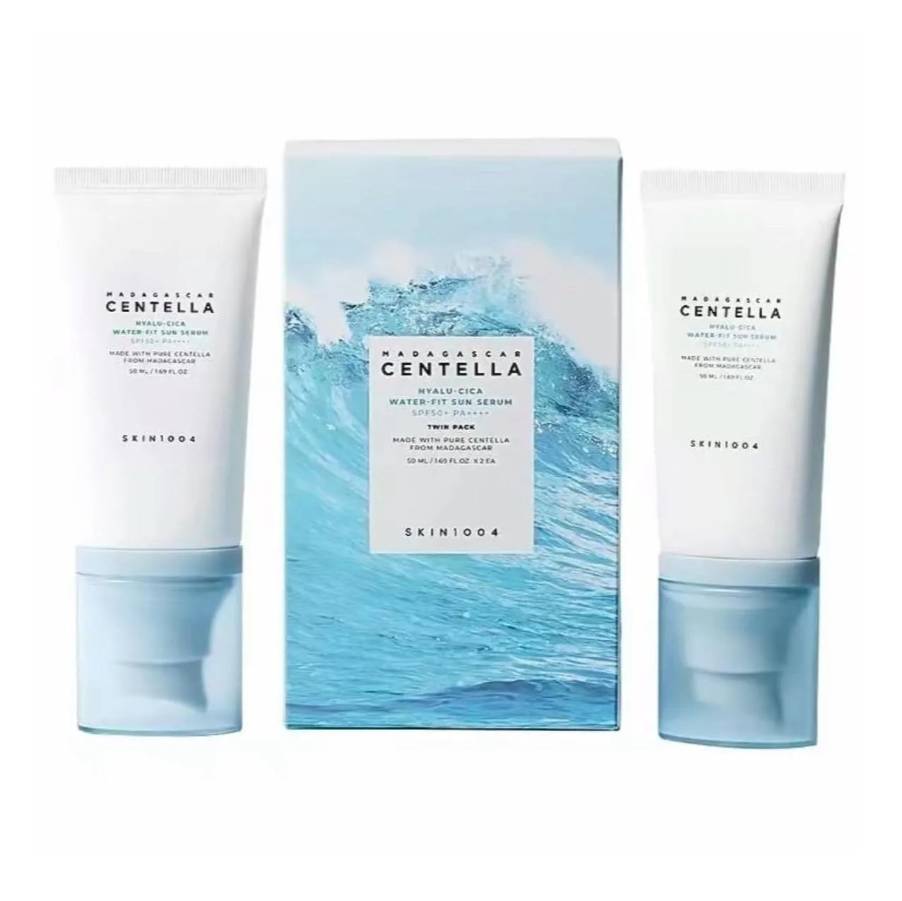 SKIN1004 Centella Hyalu-Cica Water-Fit Sun Serum UV packaging