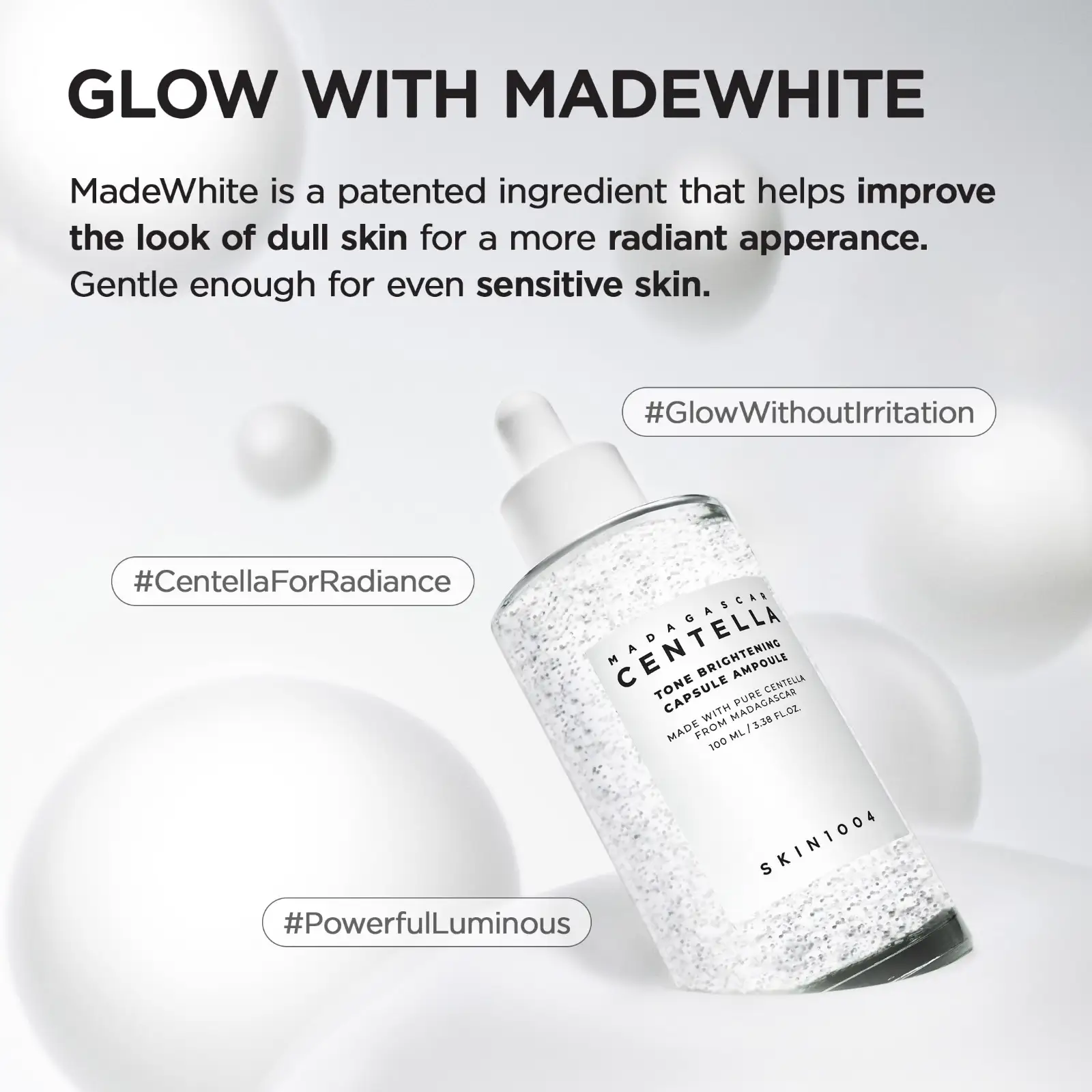 SKIN1004 Tone Balancing Capsule Ampoule, Niacinamide & Centella Serum showcase