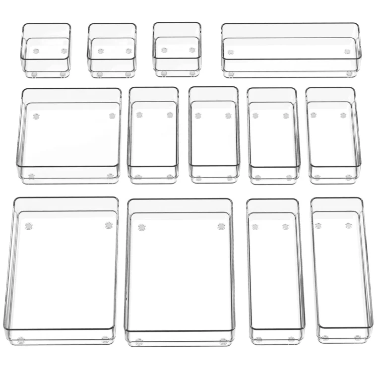 SMARTAKE 13-Piece Drawer Organizer with Non-Slip Silicone Pads review
