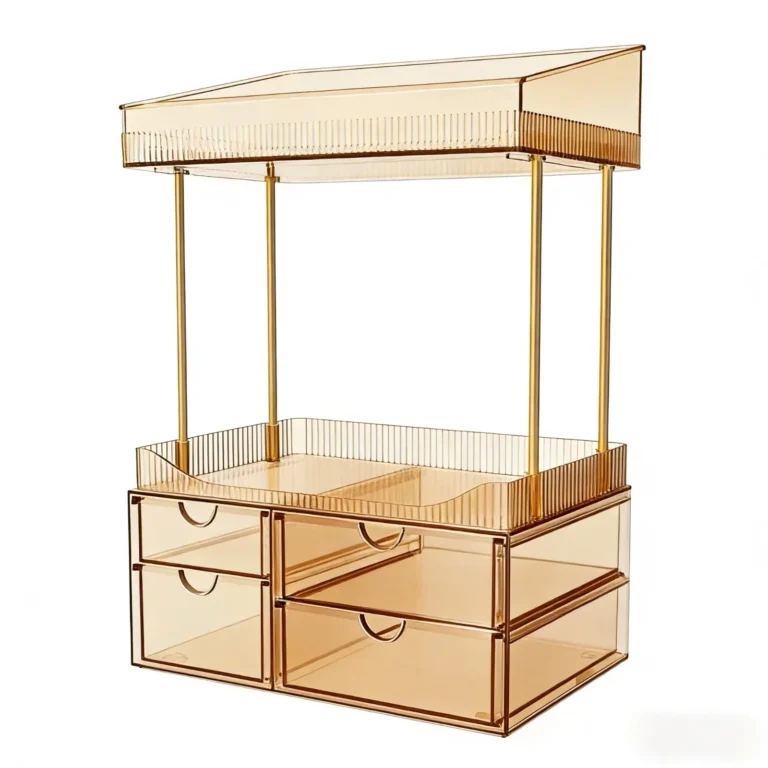 SNSLXH 4 Drawers Makeup Organizer – 4 Tier Makeup Storage review