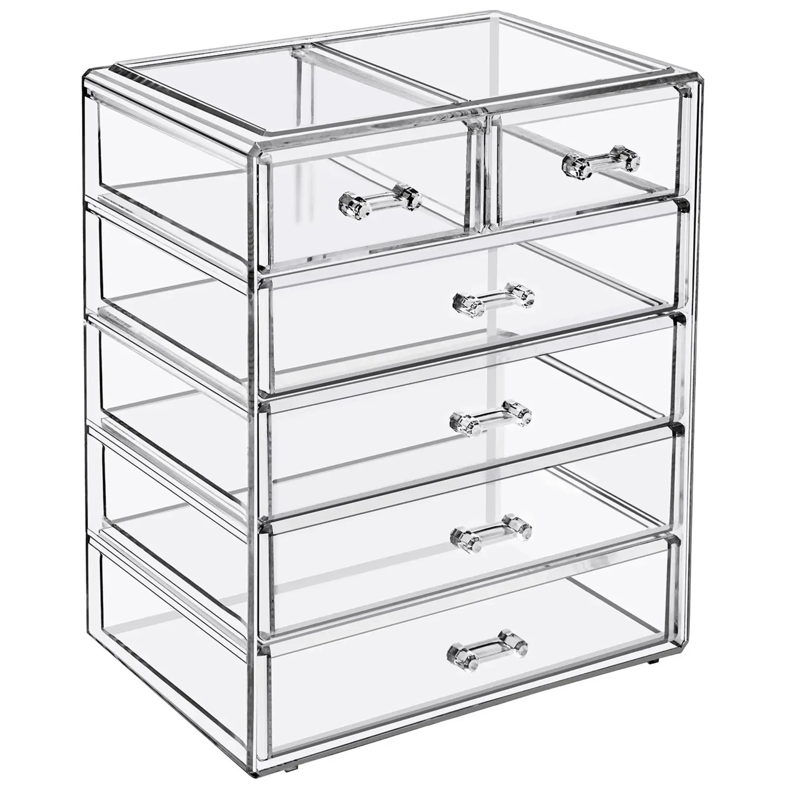 Sorbus Acrylic Makeup Organizer Set, 6-Drawer detail