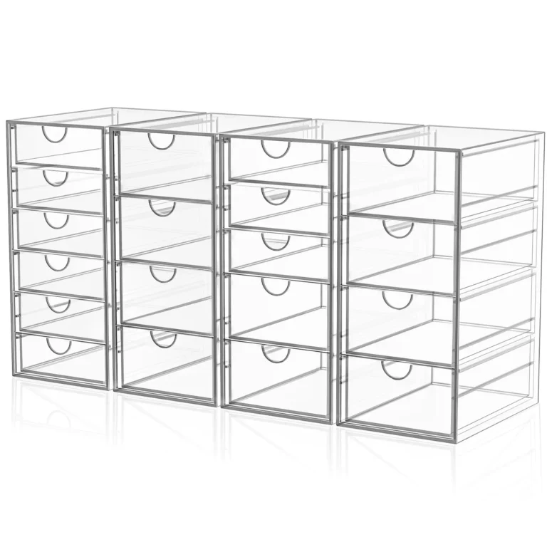 YFXCVSL Acrylic Makeup Organizer with 19 Drawers review