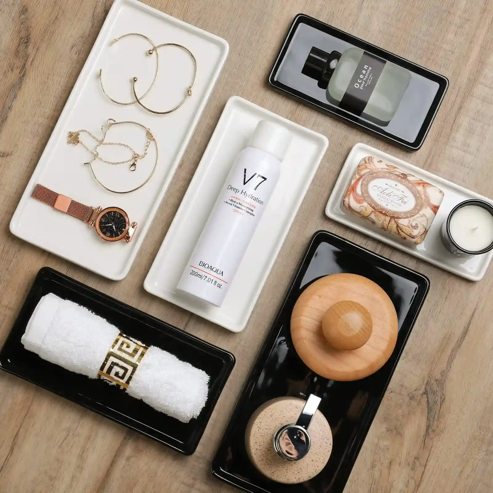 8″ Bathroom Trays – Ceramic Vanity Tray for Bathroom results