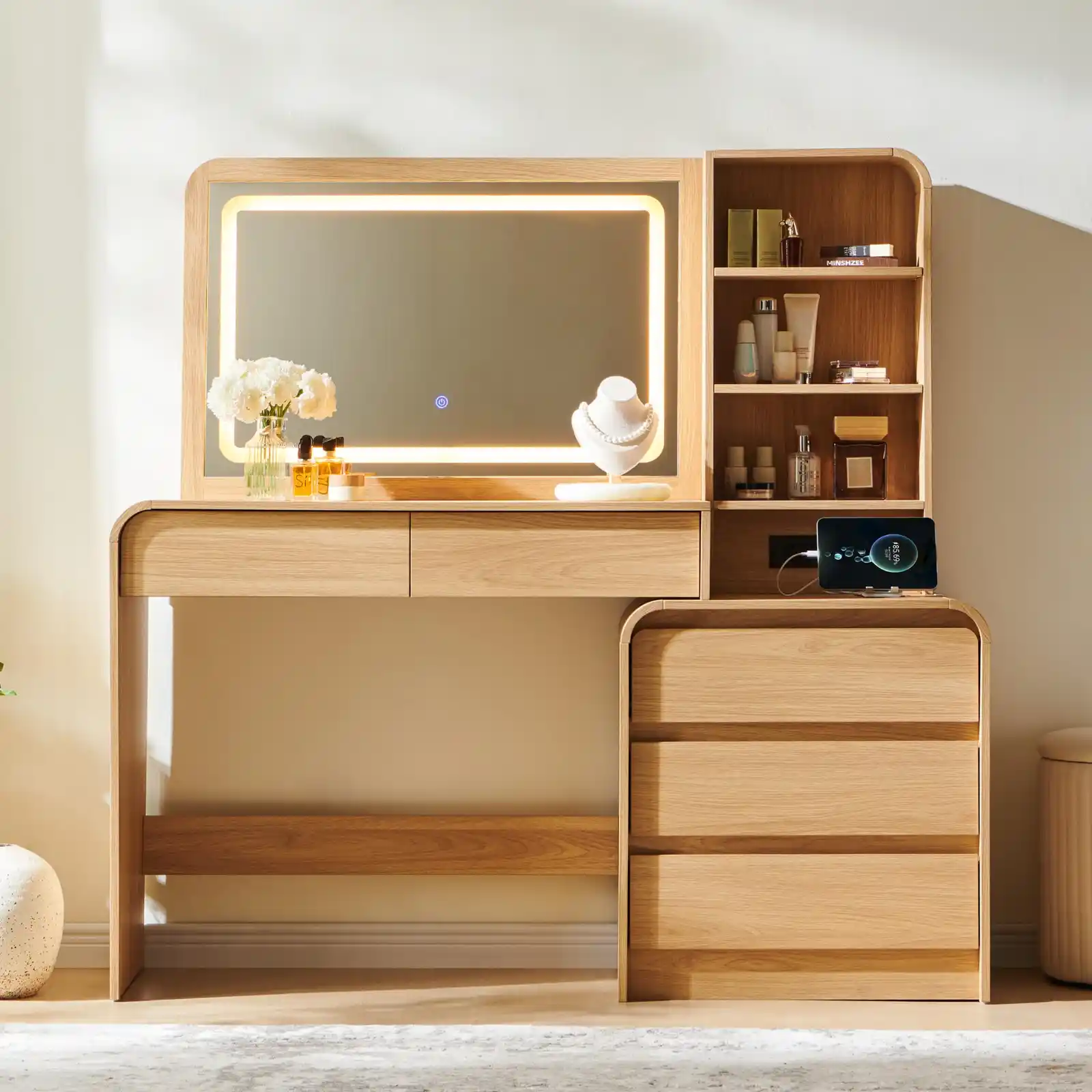 Aitjunz Makeup Vanity Desk with Mirror and Lights results