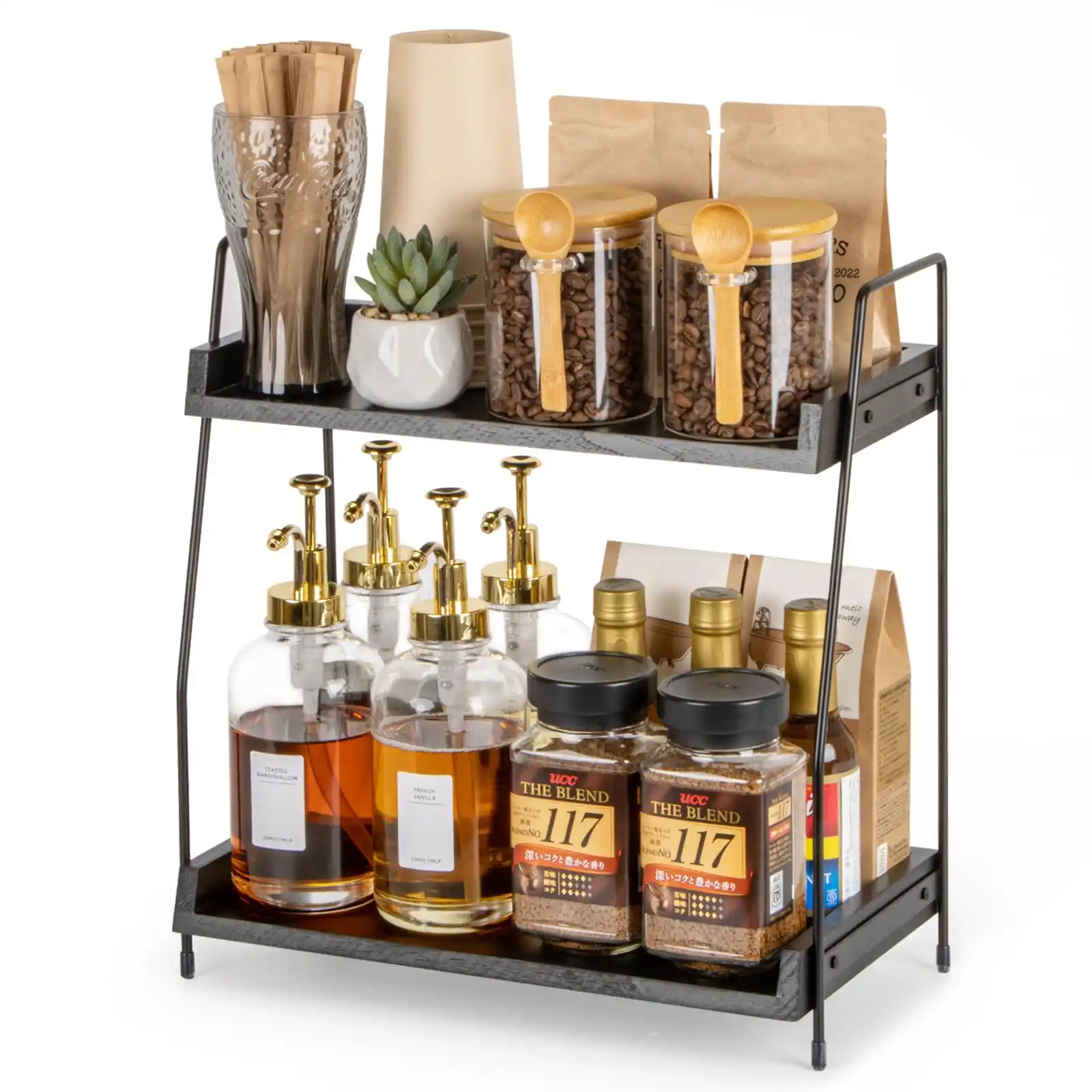 ANBOXIT Countertop Coffee Station Organizer texture