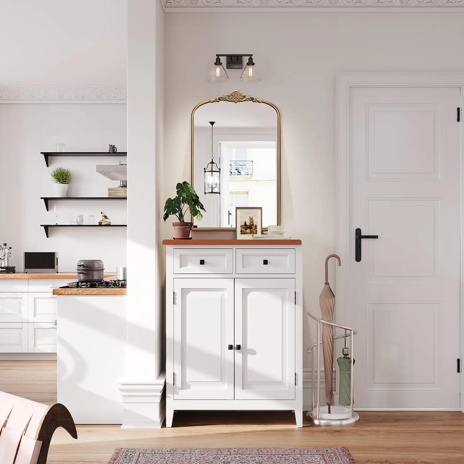 Antique Gold Bathroom Arched Wall Mirrors, Ornate Arch results